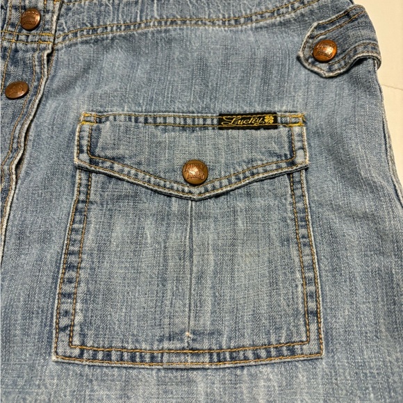 Lucky Brand denim mini skirt 8/29 - Picture 3 of 5